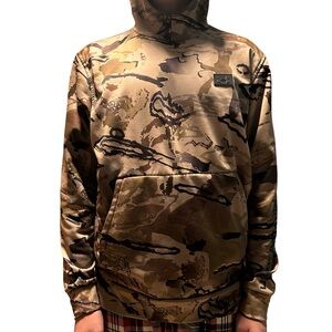 Men’s Under Armour Brown Camouflage Pullover Sz:M